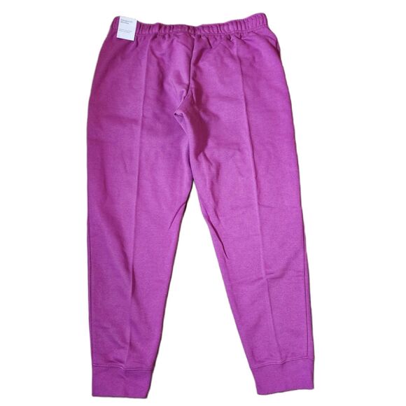 Nike Fleece Jogger Pants Women’s XL – Hot Fuchsia, Mid-Rise, Unworn - Picture 3 of 10